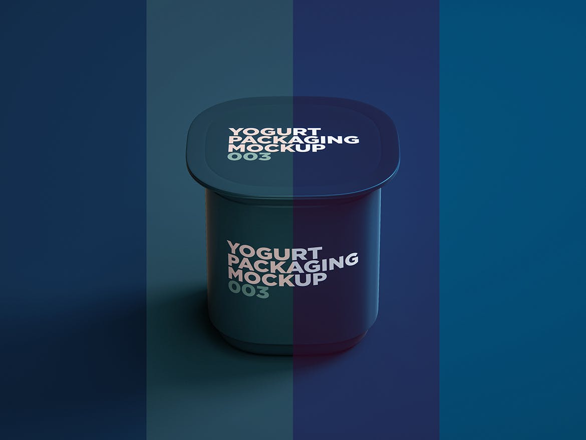 酸奶包装设计样机v3 Yogurt Packaging Mockup 003 样机素材 sucaiwan.com