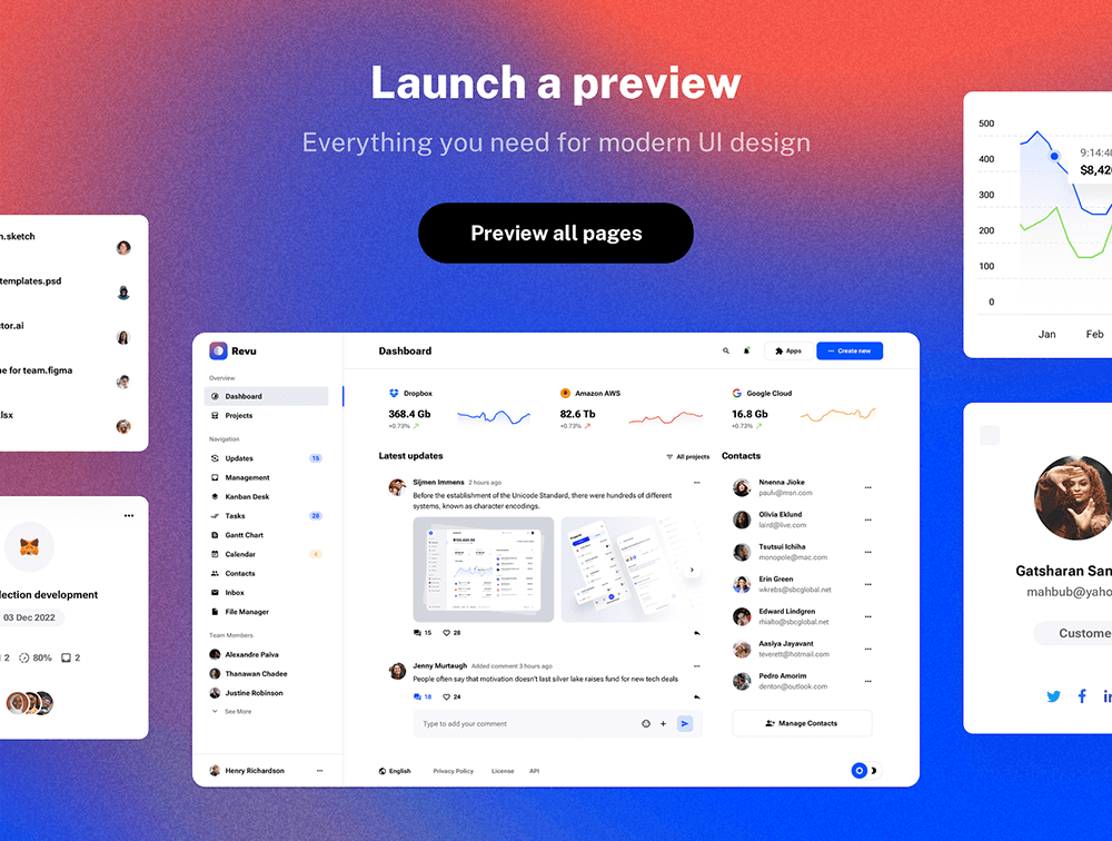 适用于SaaS初创公司的多用途UI套件 APP UI sucaiwan.com