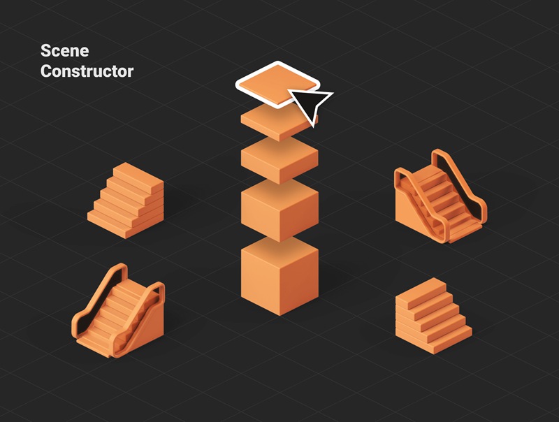 18个着陆页网站作品集演示文稿预构建可拖放3D样机场景创建器Bento 3D Design Vol.3 图标素材 第6张-素材湾丨精选海外优质设计素材资源 18个着陆页网站作品集演示文稿预构建可拖放3D样机场景创建器Bento 3D Design Vol.3 图标素材 sucaiwan.com