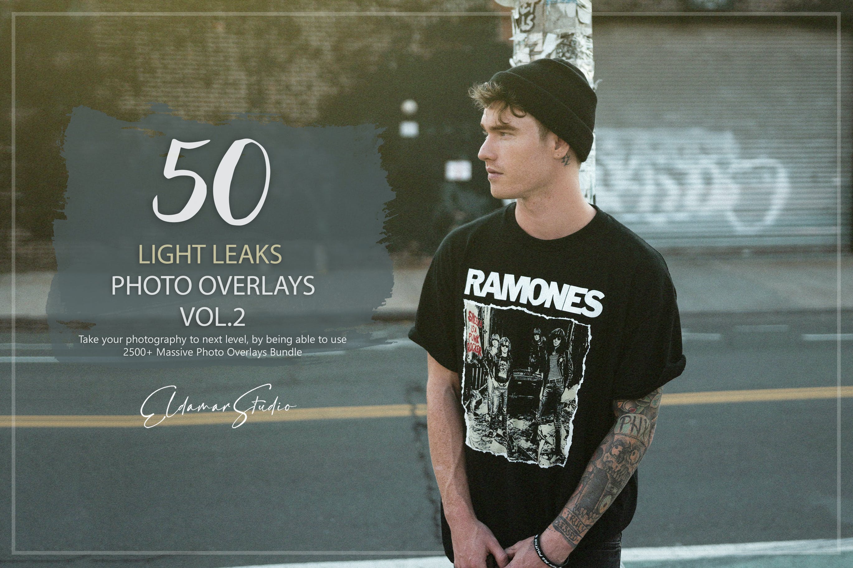 50个漏光照片叠层背景素材v2 50 Light Leaks Photo Overlays – Vol. 2 插件预设 sucaiwan.com