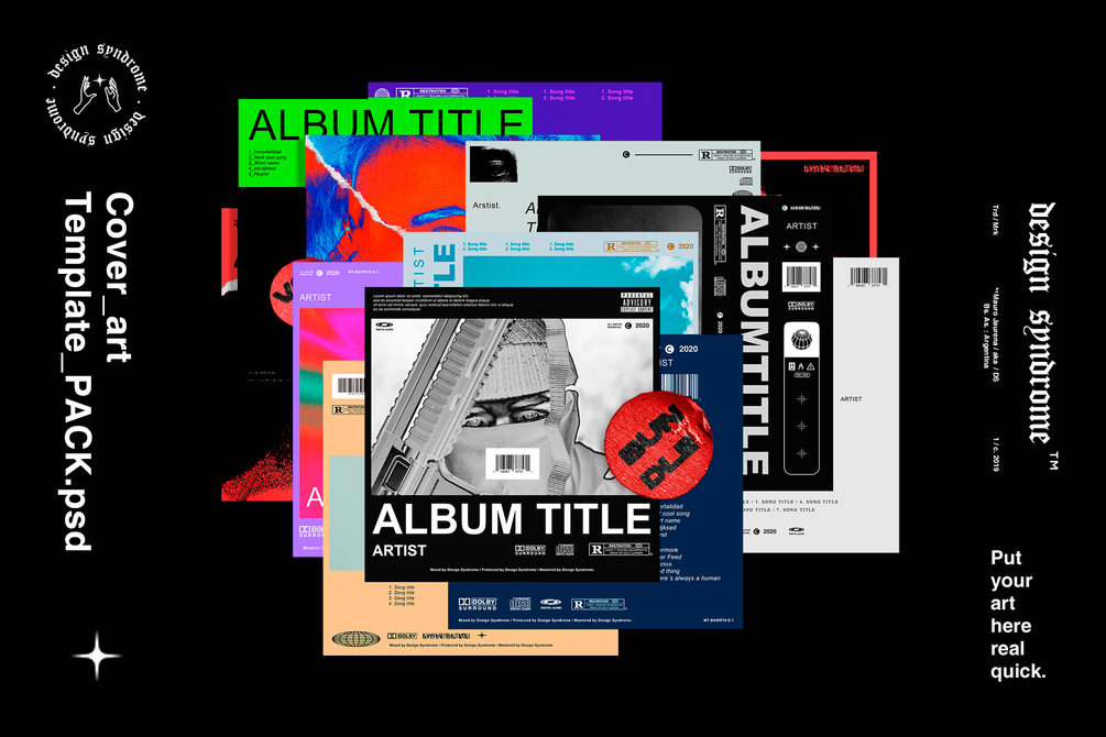 15个完全可定制艺术感的专辑封面PSD模板 Cover Art Template Pack Bundle 图片素材 第1张-素材湾丨精选海外优质设计素材资源 15个完全可定制艺术感的专辑封面PSD模板 Cover Art Template Pack Bundle 图片素材 sucaiwan.com