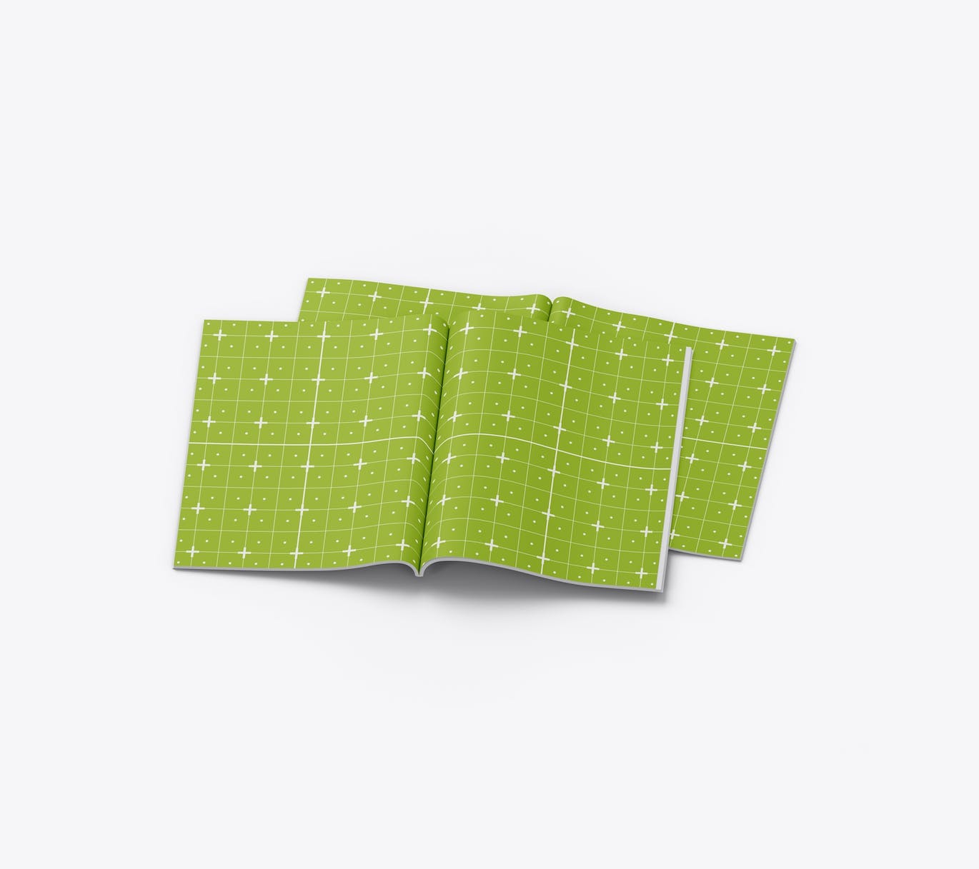 哑光大尺寸杂志印刷书籍样机 Matte Big Size Magazine Mockup 样机素材 sucaiwan.com