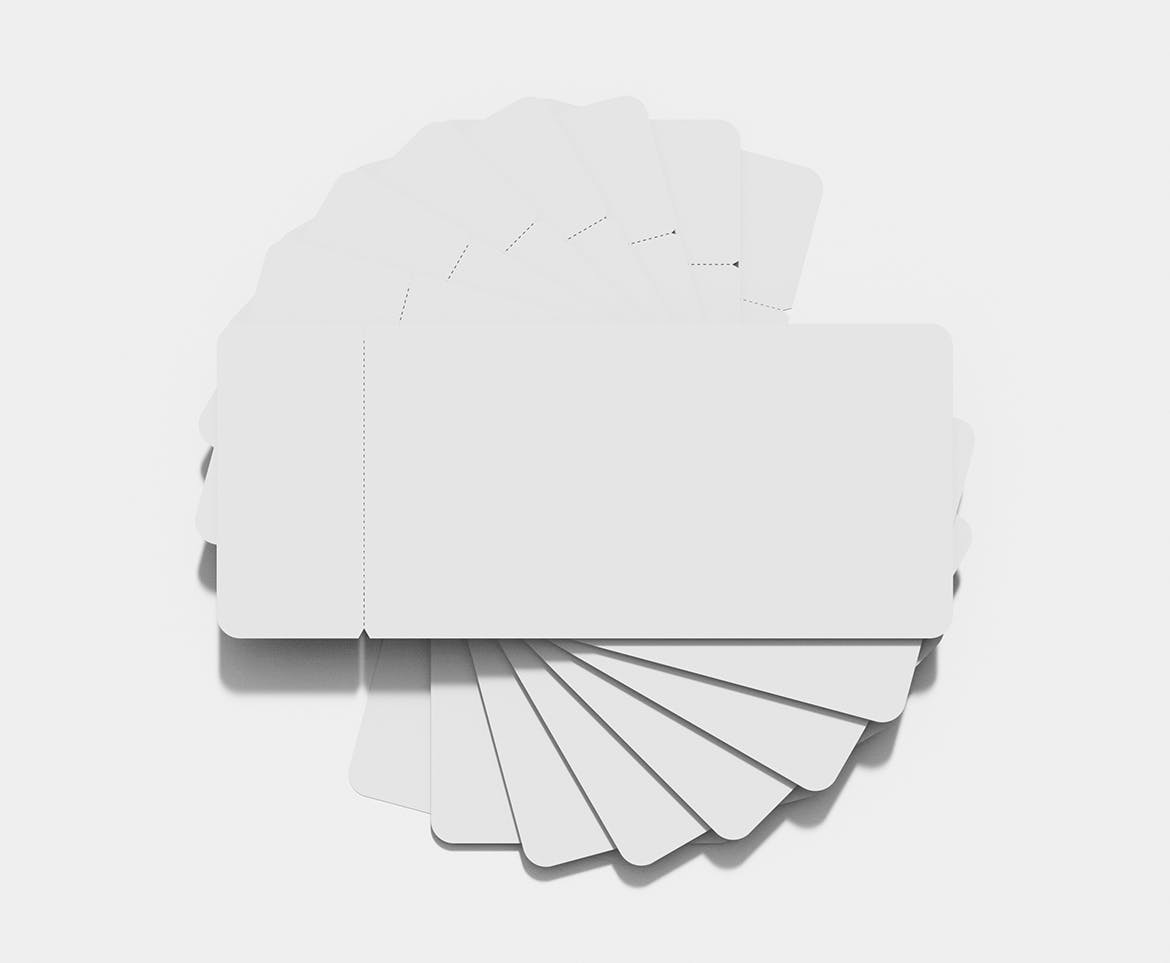 机票票券设计样机 Ticket Mockup 样机素材 sucaiwan.com