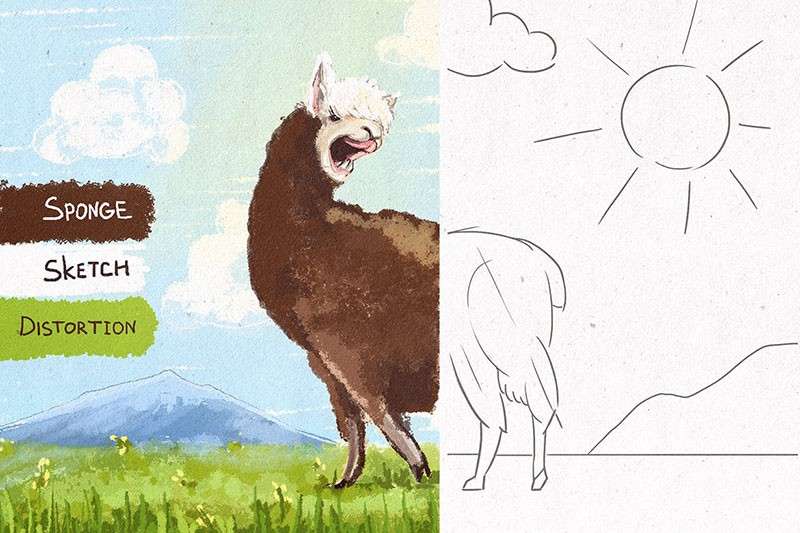 20个儿童绘本手绘Procreate笔刷 笔刷资源 sucaiwan.com