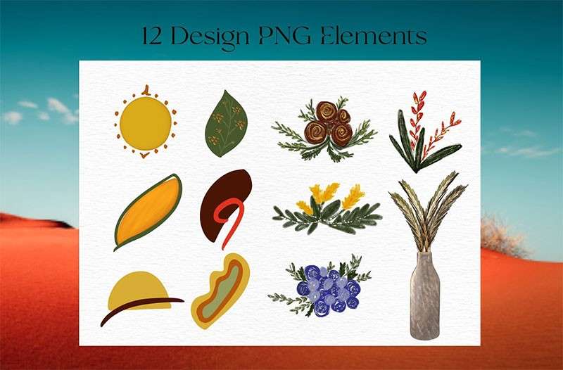 Procreate景观和纹理笔刷套装 笔刷资源 sucaiwan.com