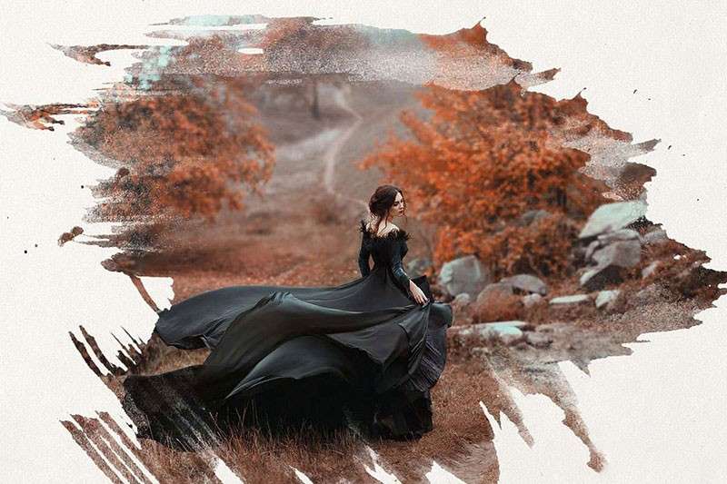 1000+水墨纹理图案PS笔刷合集 笔刷资源 sucaiwan.com