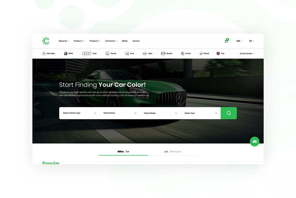 汽车服务电商销售网站UX/UI 套件 APP UI sucaiwan.com