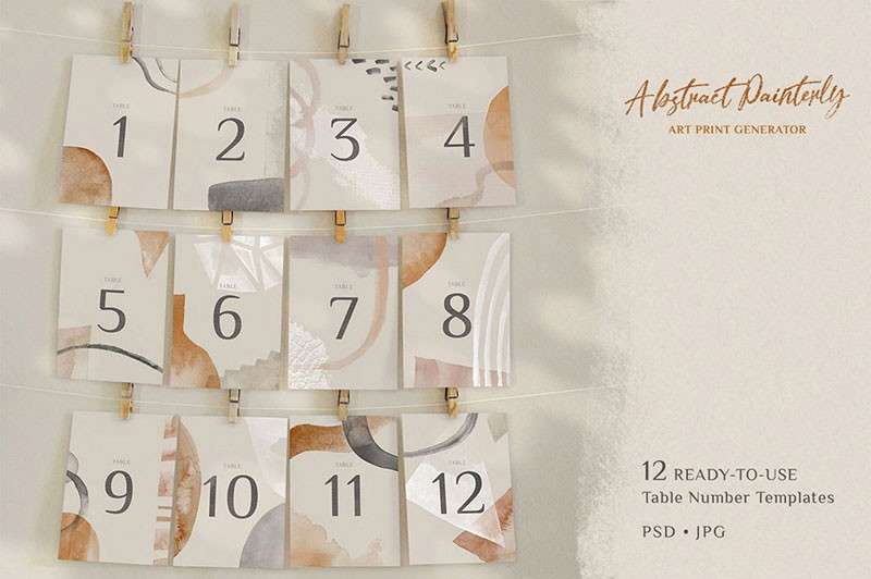 Photoshop抽象水彩艺术画笔套装 笔刷资源 sucaiwan.com