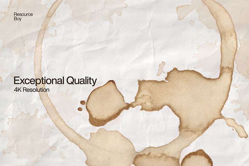 100个咖啡污渍图案Photoshop笔刷 笔刷资源 sucaiwan.com