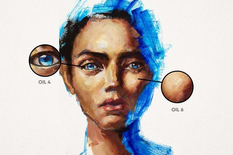 10个油画质感Procreate笔刷 笔刷资源 sucaiwan.com