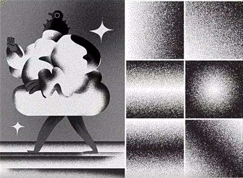 62个超细腻颗粒噪点PS笔刷 笔刷资源 sucaiwan.com