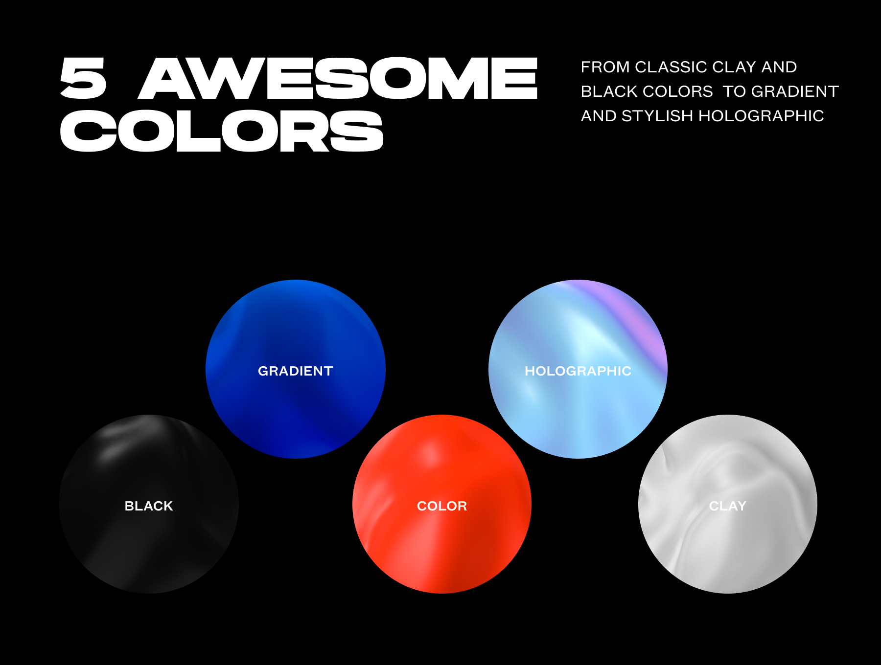 潮流现代3D动画抽象形状动画循环的抽象视频+平面背景素材 3D ANIMATED ABSTRACT SHAPES 设计素材 sucaiwan.com