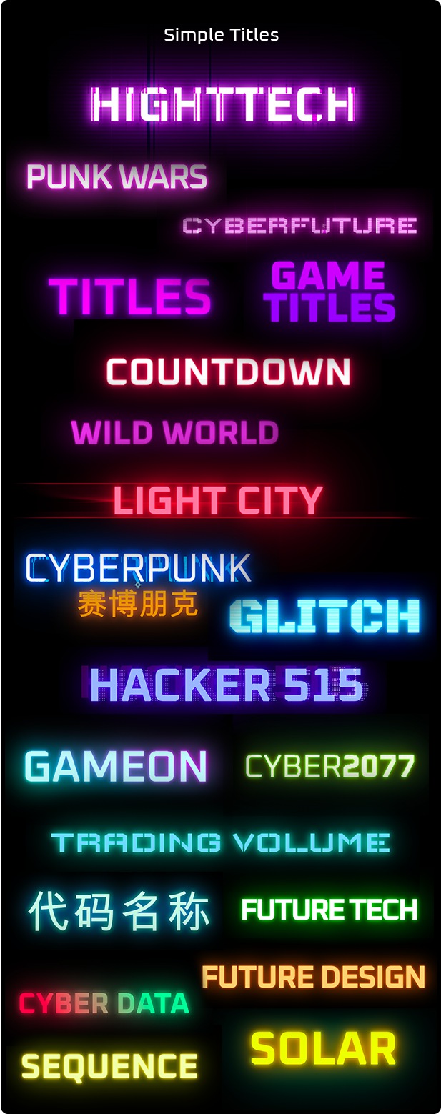 AE+PR插件:赛博朋克电影未来派发光标题高科技介绍工具包 cyberpunk-titles-lowerthirds-and-backgrounds 插件预设 第4张-素材湾丨精选海外优质设计素材资源 AE+PR插件:赛博朋克电影未来派发光标题高科技介绍工具包 cyberpunk-titles-lowerthirds-and-backgrounds 插件预设 sucaiwan.com