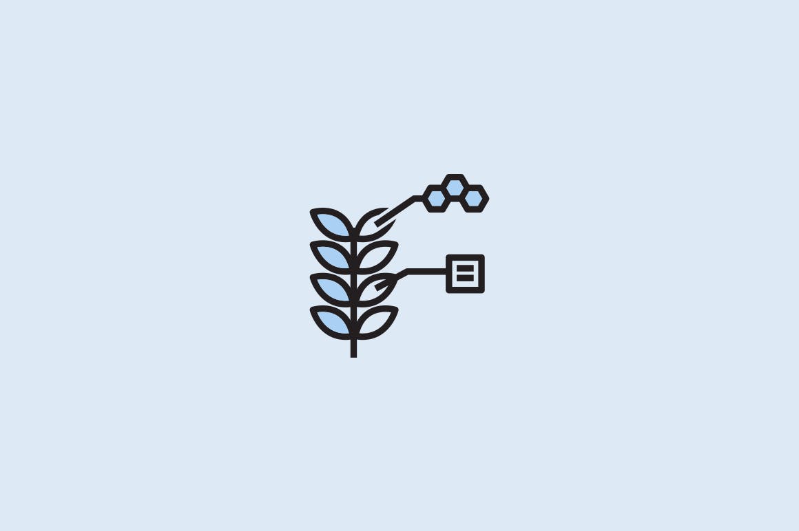 30个智能农业矢量图标 30 Smart Farming Icons 图标素材 sucaiwan.com