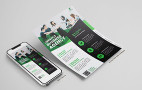 企业宣传单印刷和数字海报传单设计模板 Corporate Flyer Print And Digital Vol.11