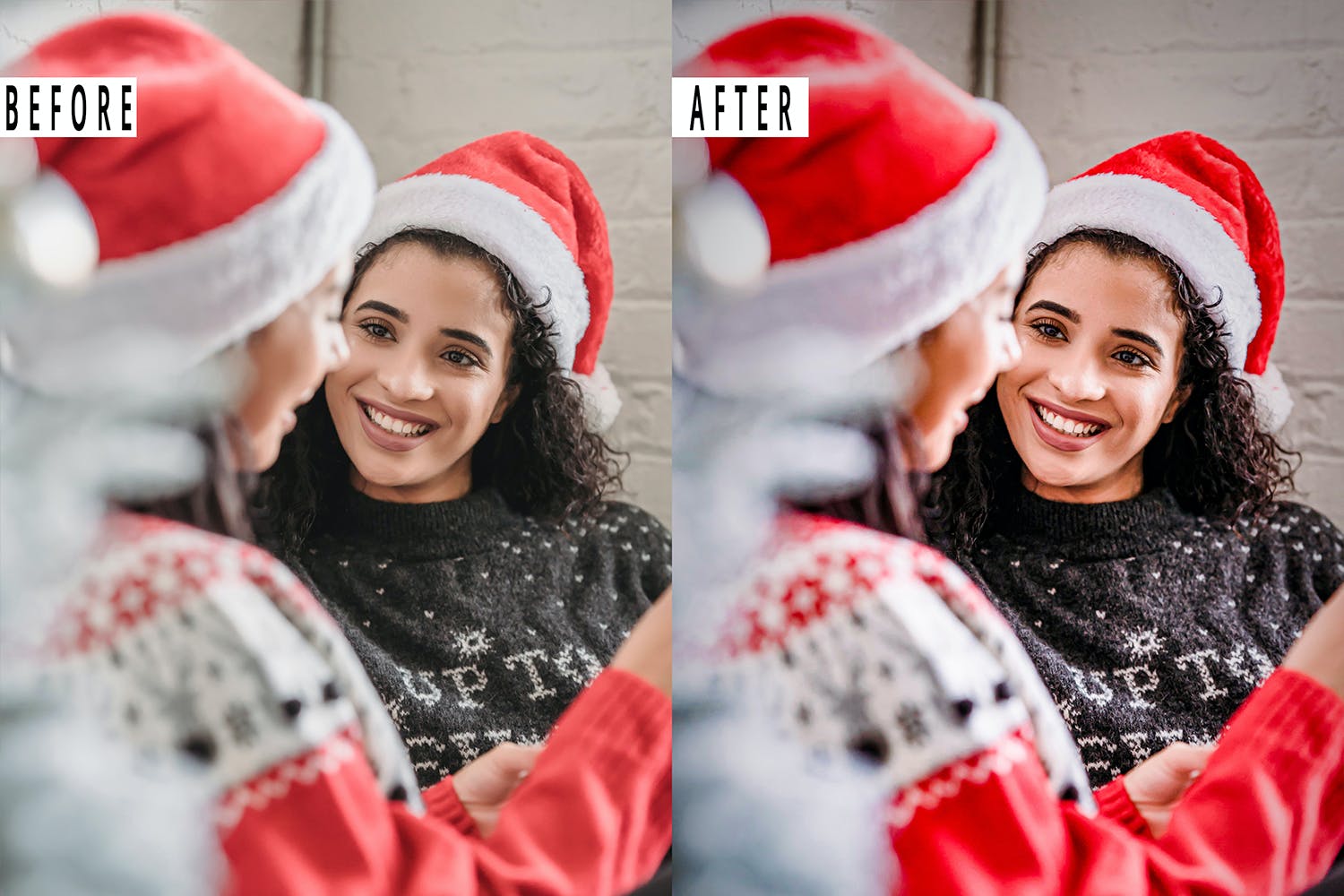 圣诞照片滤镜PS动作&LR预设 Christmas Action & Lightrom Presets 插件预设 sucaiwan.com