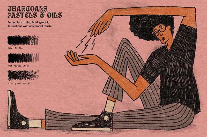 超现实素描大师PS+Procreate笔刷套装 笔刷资源 sucaiwan.com