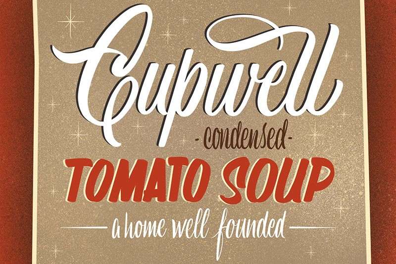 复古字标设计Procreate笔刷 笔刷资源 sucaiwan.com