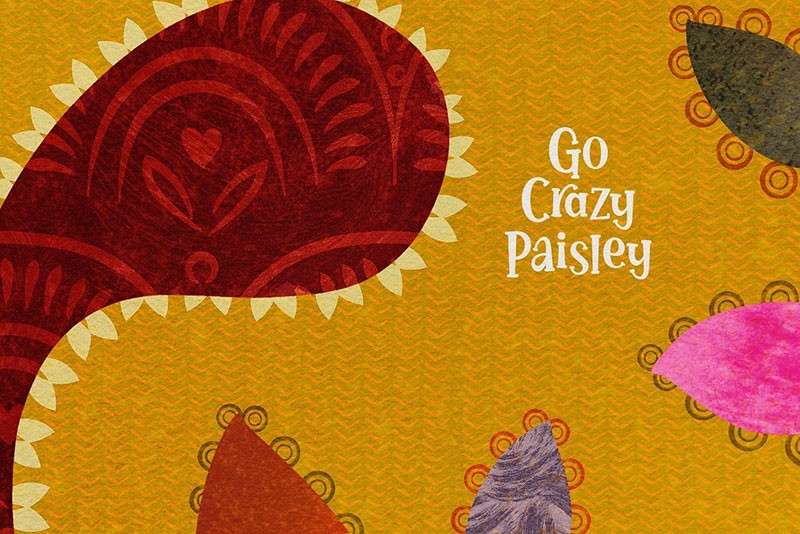 38个佩斯利花纹图案Procreate笔刷 笔刷资源 sucaiwan.com