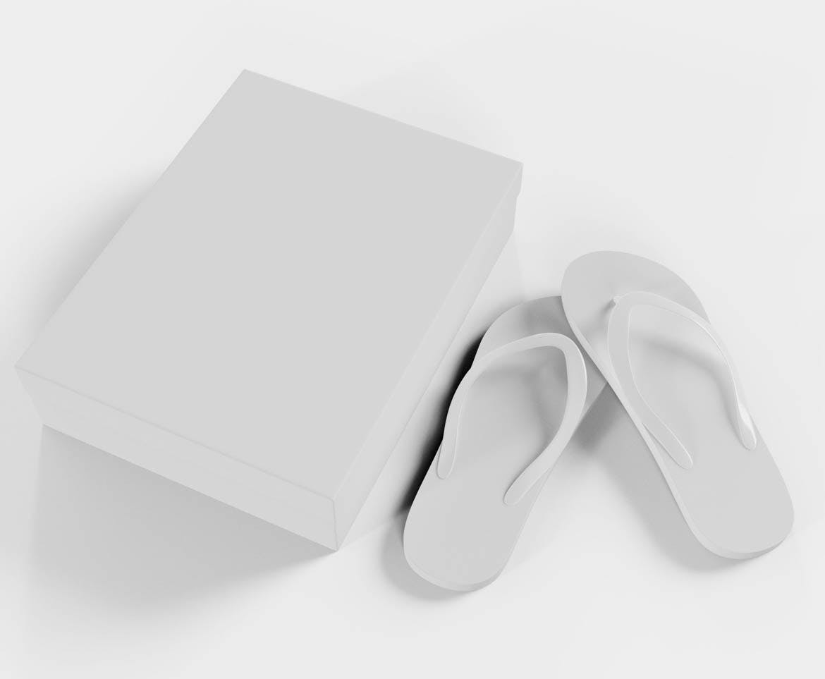 凉鞋人字拖品牌设计样机模板 Sandals Mockup 样机素材 sucaiwan.com