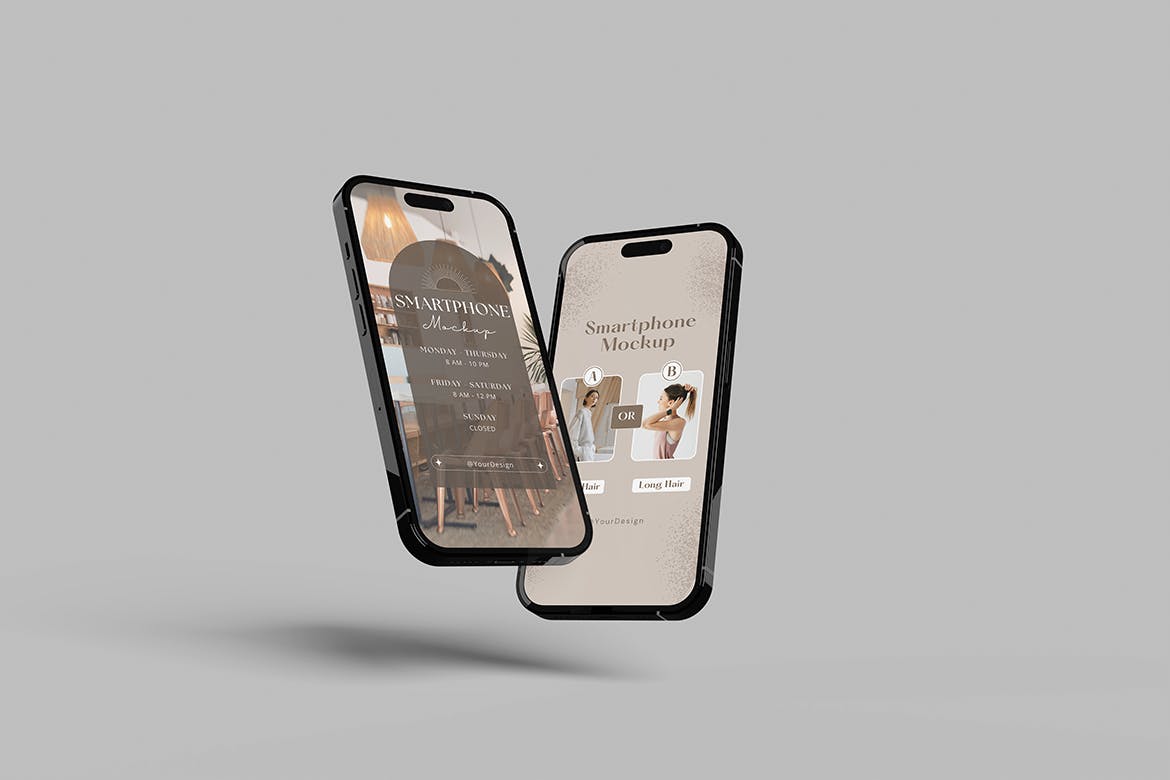 iPhone14苹果手机样机模板 iPhone 14 Mockup 样机素材 sucaiwan.com