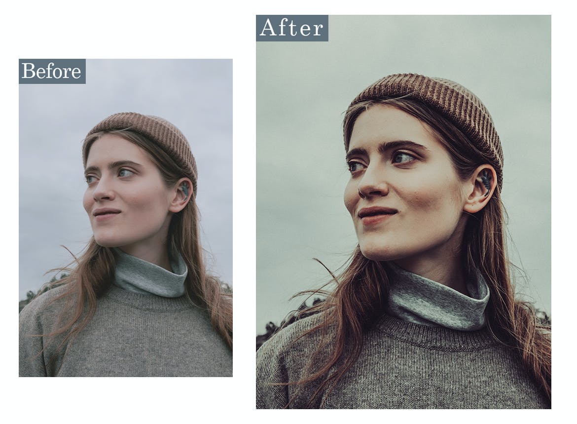 青铜色调滤镜效果PS动作 Bronze Mood Photoshop Actions 插件预设 sucaiwan.com