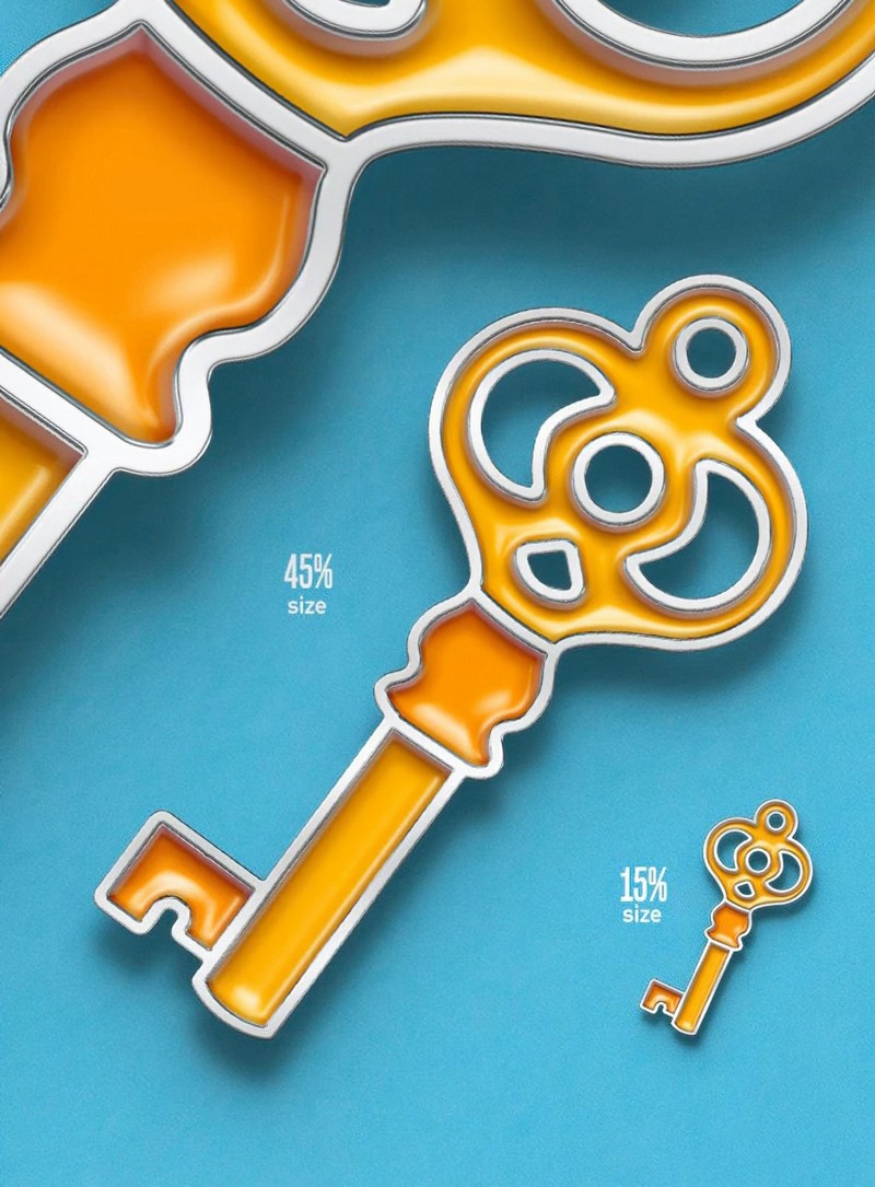 PS插件：ps珐琅烤漆质感徽章样机生成器 Soft Enamel Pin Generator V1.0 插件预设 sucaiwan.com