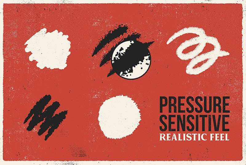 20个干油墨效果PS笔刷 笔刷资源 sucaiwan.com