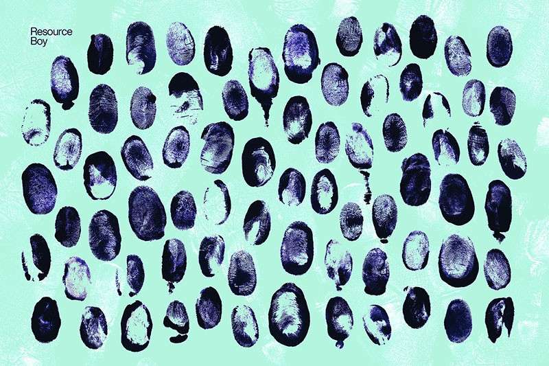 100+手指纹图案Photoshop笔刷 笔刷资源 sucaiwan.com