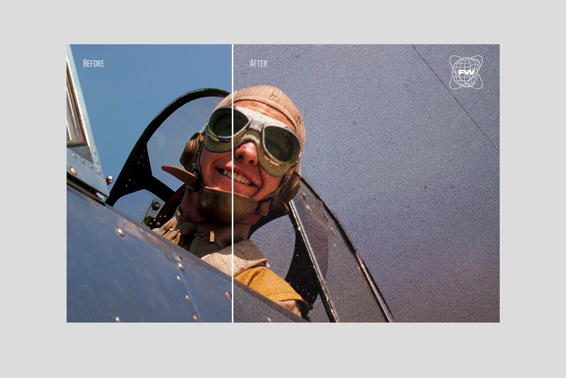 复古蒸汽波胶片打印颗粒噪点肌理故障艺术照片处理PS动作素材 Vintage Offset Printer 插件预设 第7张-素材湾丨精选海外优质设计素材资源 复古蒸汽波胶片打印颗粒噪点肌理故障艺术照片处理PS动作素材 Vintage Offset Printer 插件预设 sucaiwan.com