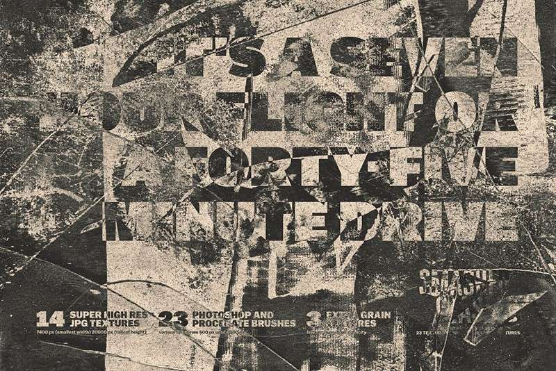 玻璃破碎效果PS和Procreate笔刷套装 笔刷资源 sucaiwan.com