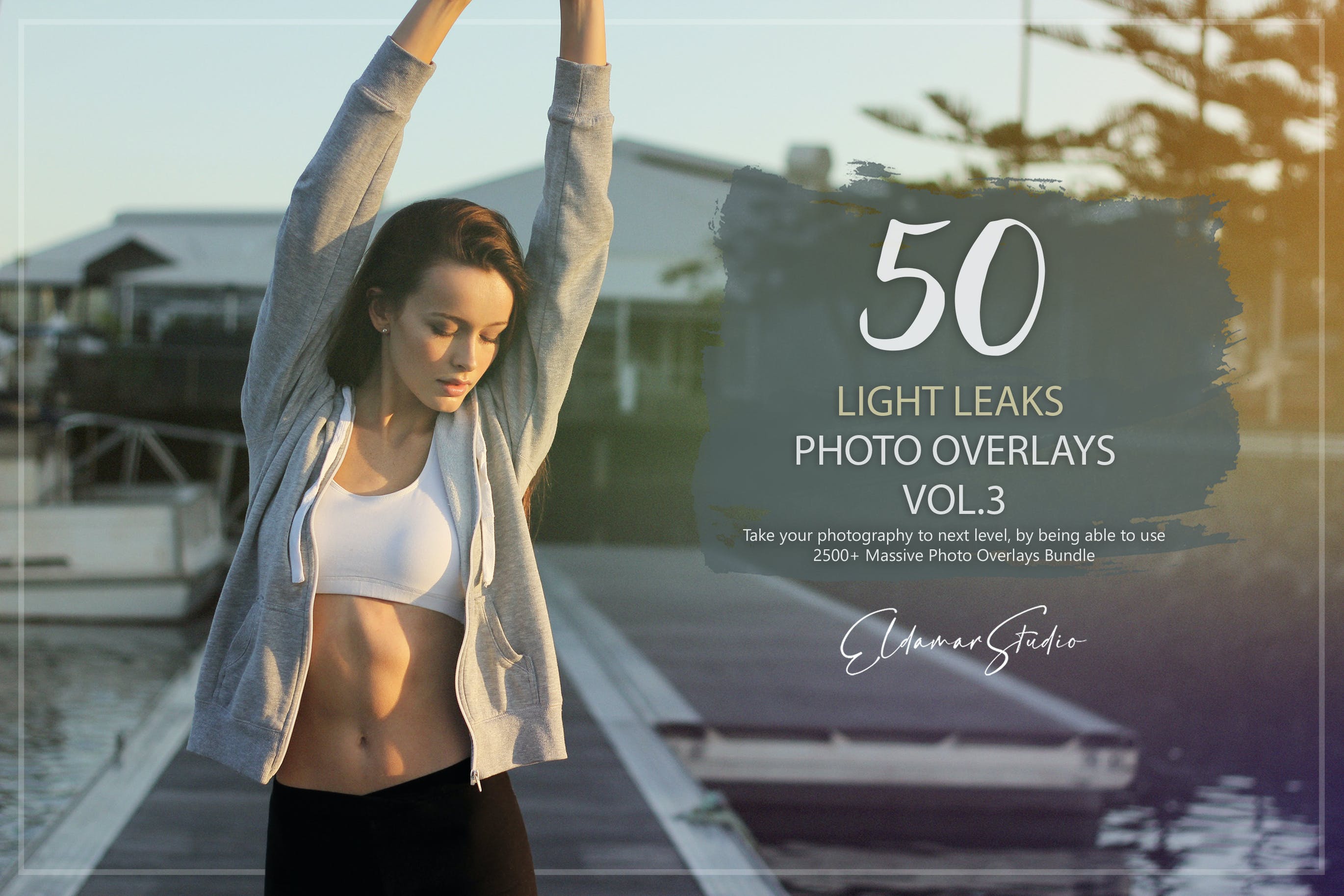 50个漏光照片叠层背景素材v3 50 Light Leaks Photo Overlays – Vol. 3 插件预设 sucaiwan.com