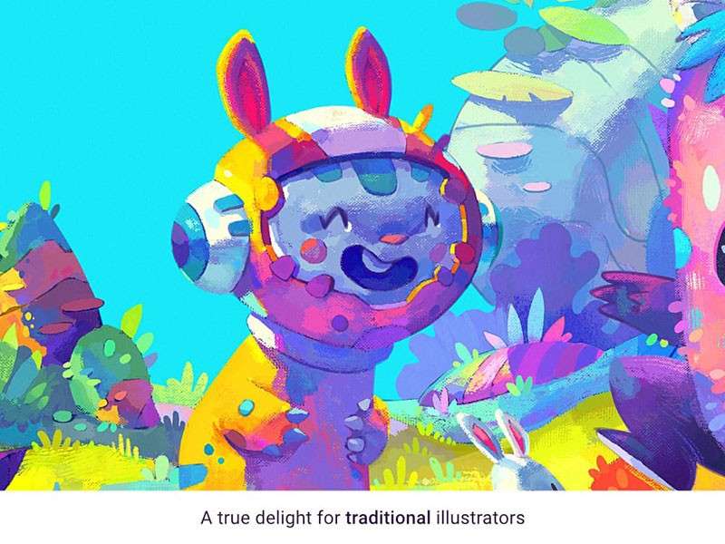 55个儿童插画肌理效果Affinity笔刷 笔刷资源 sucaiwan.com