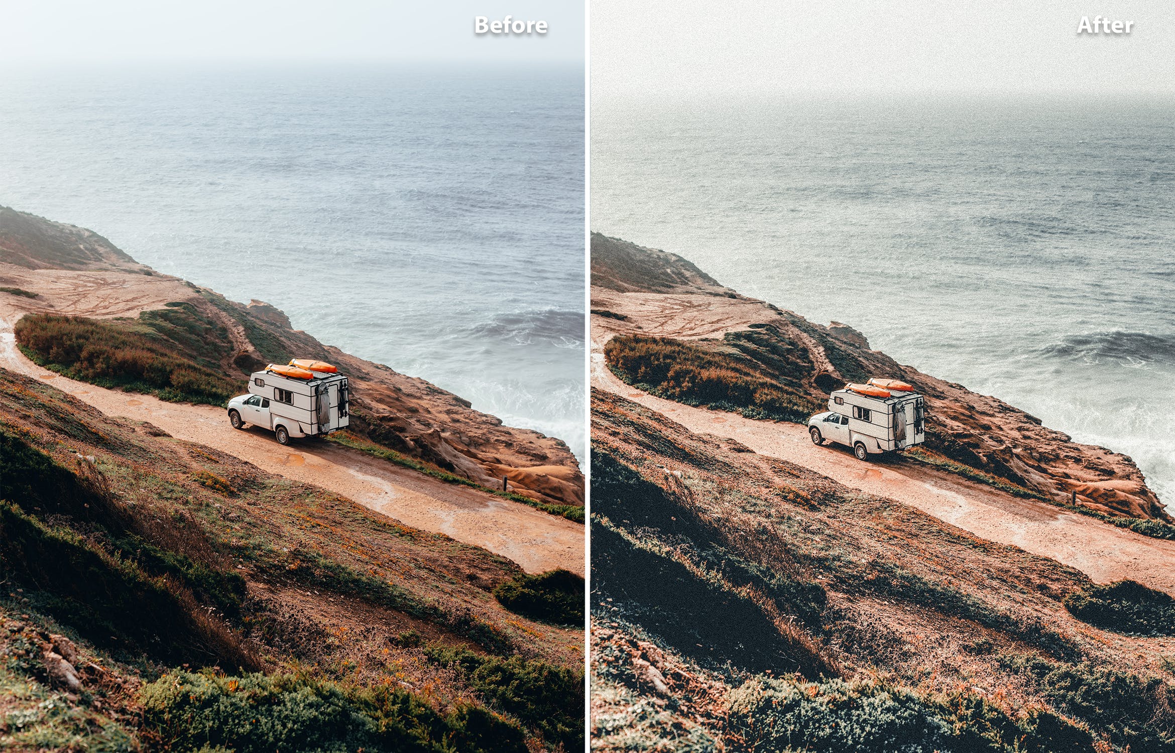 颗粒胶片效果LR调色预设 Film Grain Pack | Deluxe Edition for Mobile and PC 插件预设 sucaiwan.com