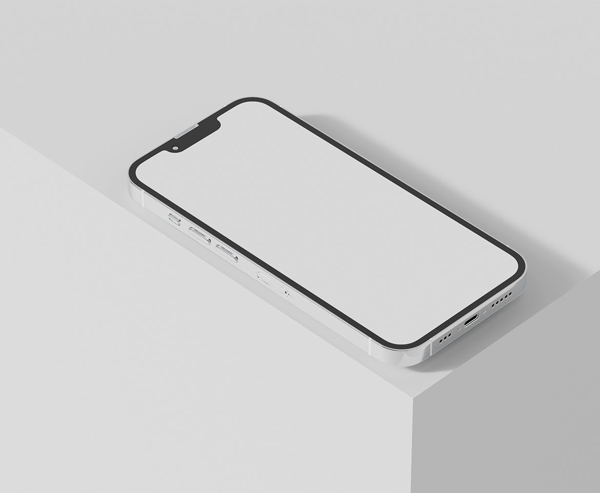 智能手机iPhone屏幕设计样机v4 Smartphone Screen Design Mockup 样机素材 sucaiwan.com