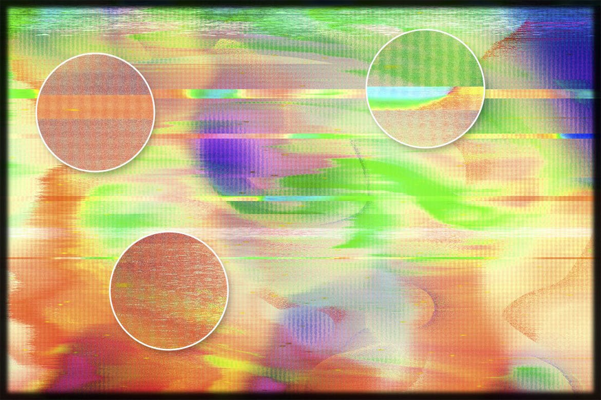 抽象故障背景特效生成器套件 Glitch Background Creation Kit 插件预设 sucaiwan.com