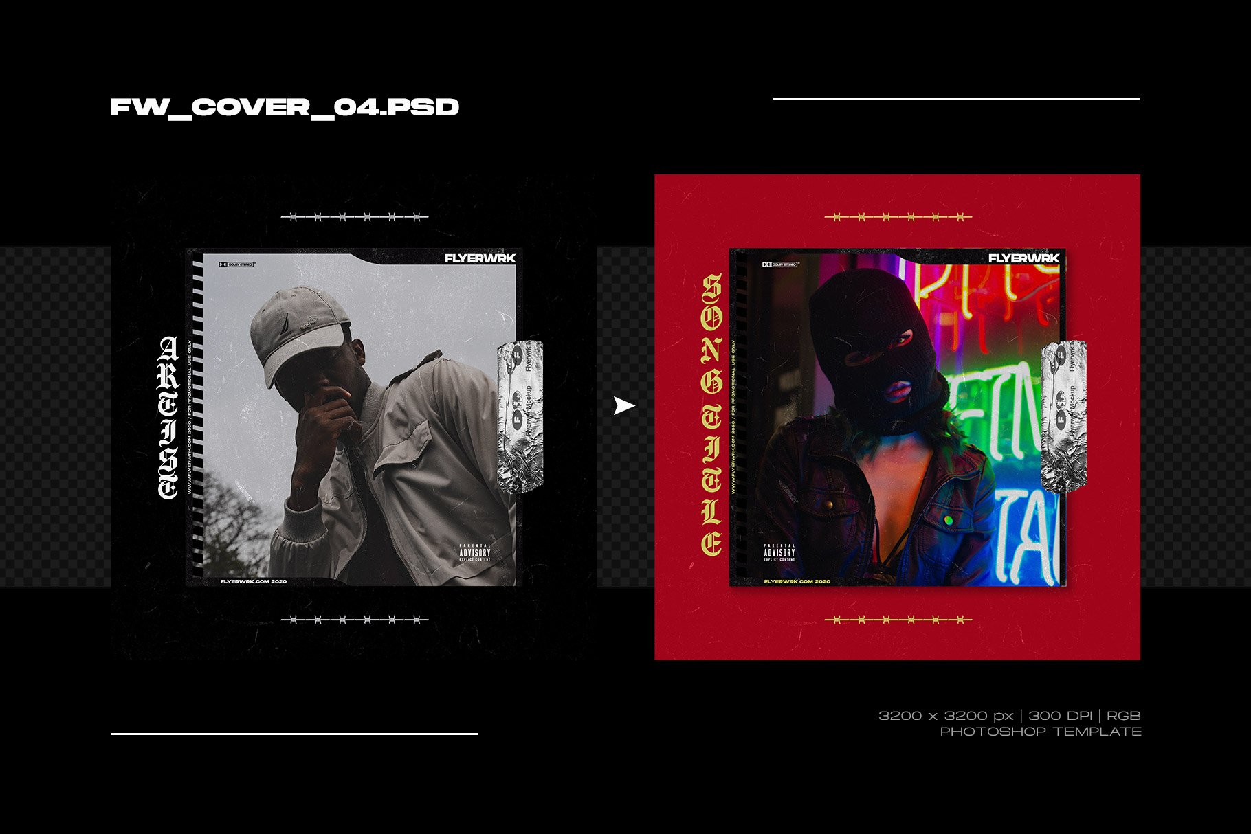 Flyerwrk 高级创意大胆艺术魅力封面设计Photoshop模板 COVER DESIGNS VOL.01 图片素材 第5张-素材湾丨精选海外优质设计素材资源 Flyerwrk 高级创意大胆艺术魅力封面设计Photoshop模板 COVER DESIGNS VOL.01 图片素材 sucaiwan.com