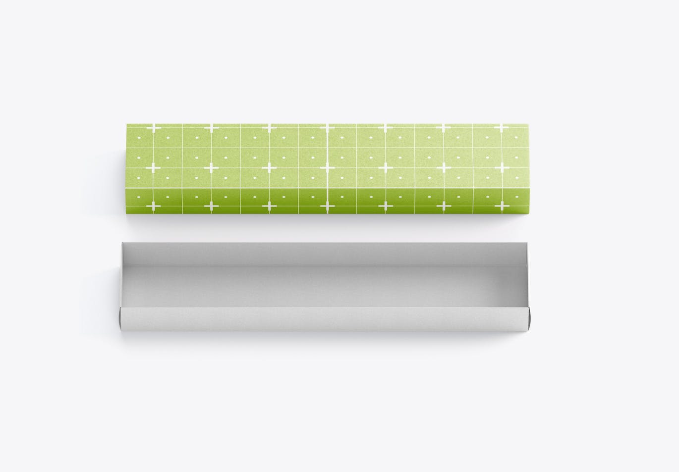 长矩形纸盒设计样机 Slide Colored Box Mockup 样机素材 sucaiwan.com