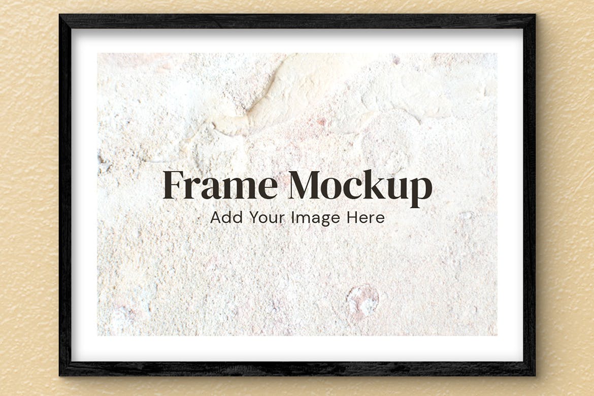 挂墙艺术作品相框样机模板 Frame Mockup – EGLS 样机素材 sucaiwan.com