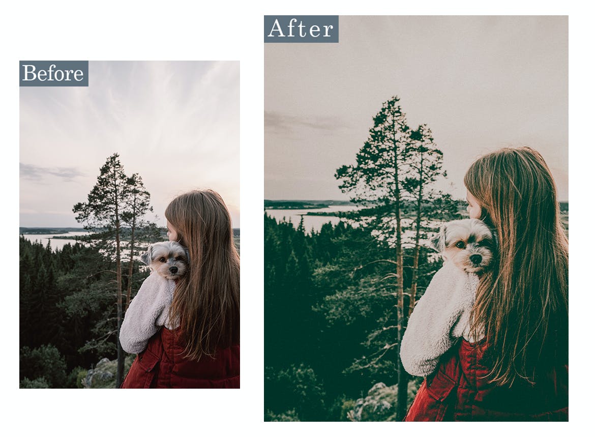 自驾旅行摄影照片处理PS动作 Road Trip Photoshop Actions 插件预设 sucaiwan.com