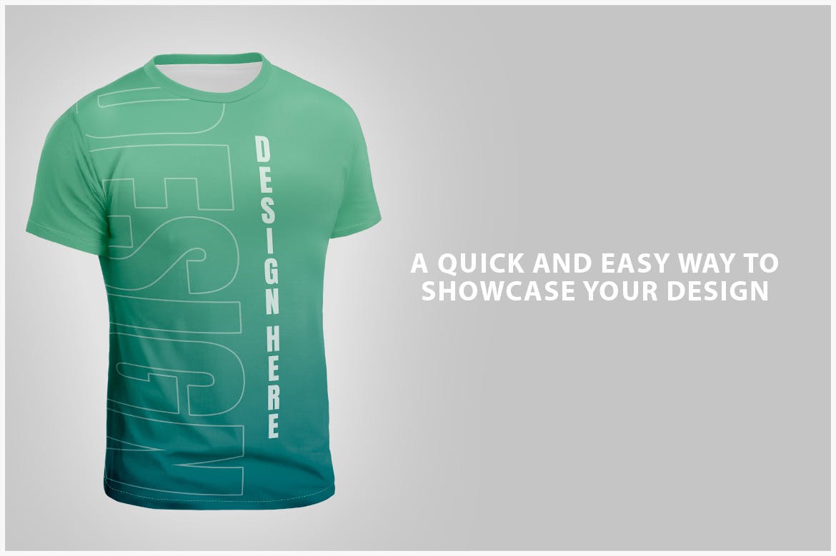 夏季T恤服装设计样机 T-Shirt Mockup 样机素材 sucaiwan.com