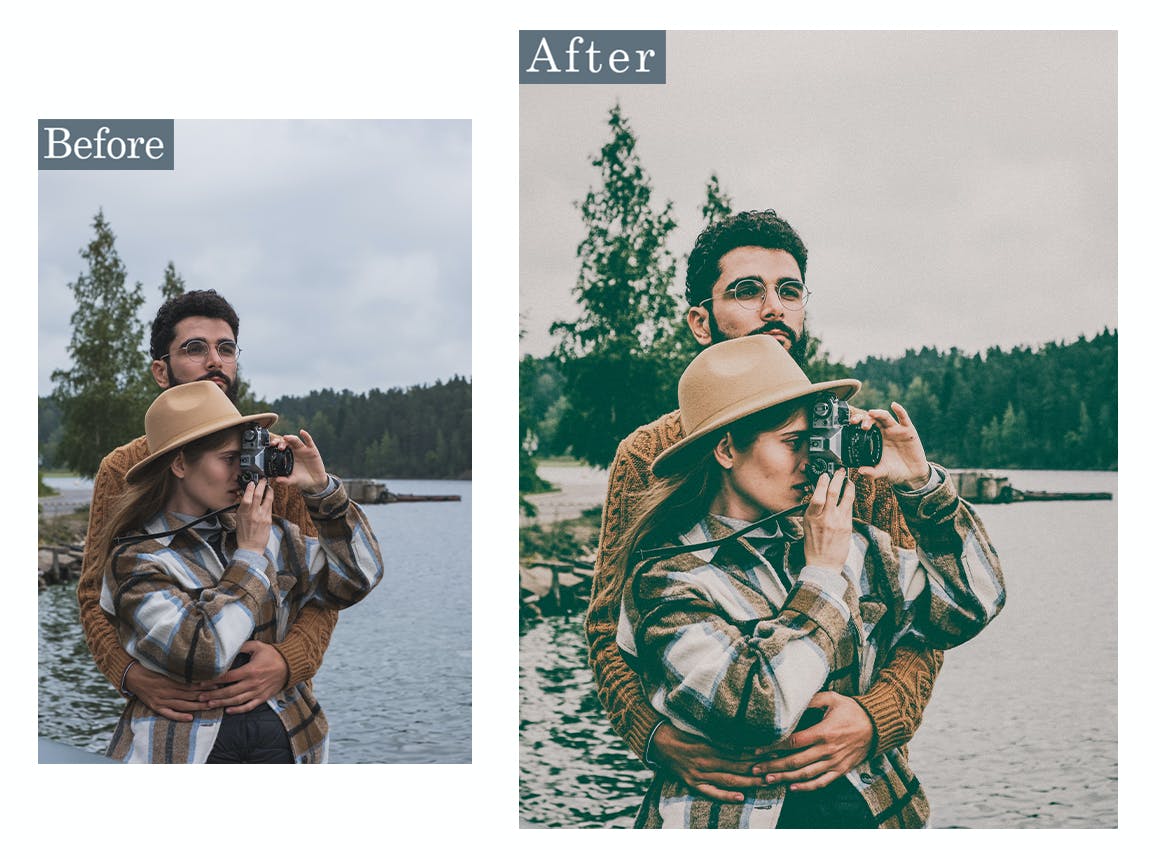 自驾旅行摄影照片处理PS动作 Road Trip Photoshop Actions 插件预设 sucaiwan.com