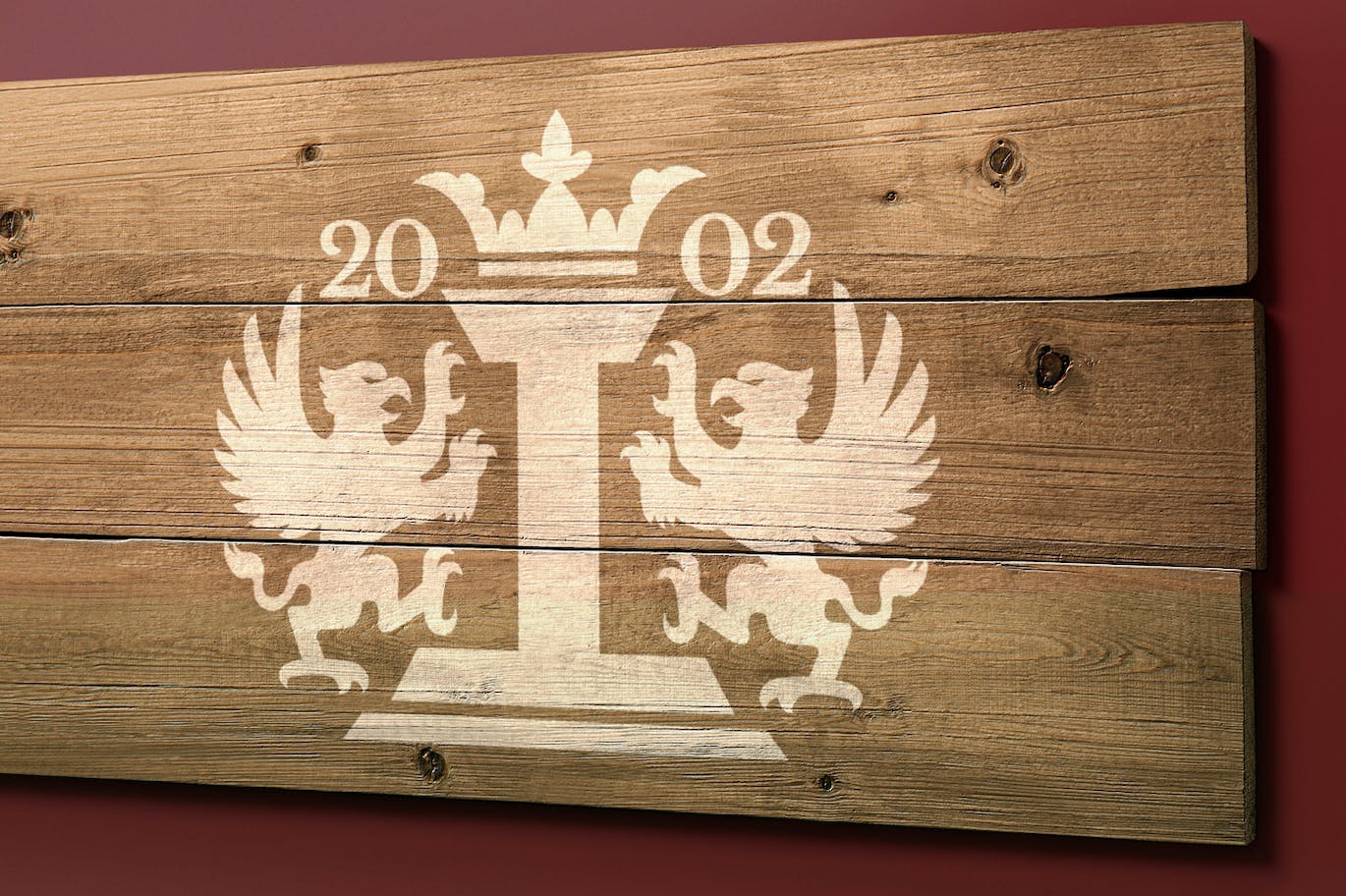 复古木板油漆标志Logo样机 Vintage Wood Paint Logo Mockup 样机素材 sucaiwan.com