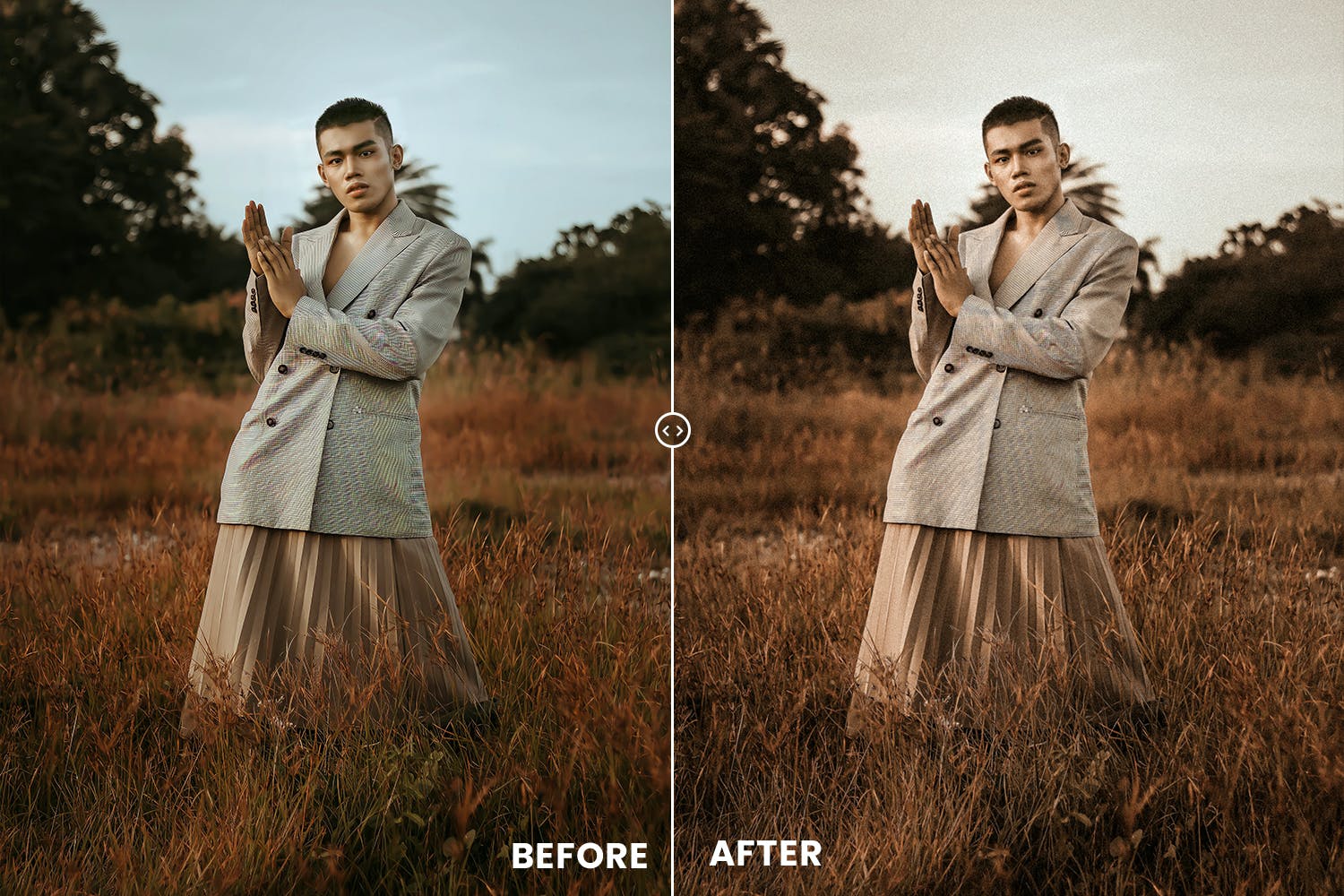 春天图片动作&LR调色滤镜 Moody Spring Action & Lightrom Presets 插件预设 sucaiwan.com