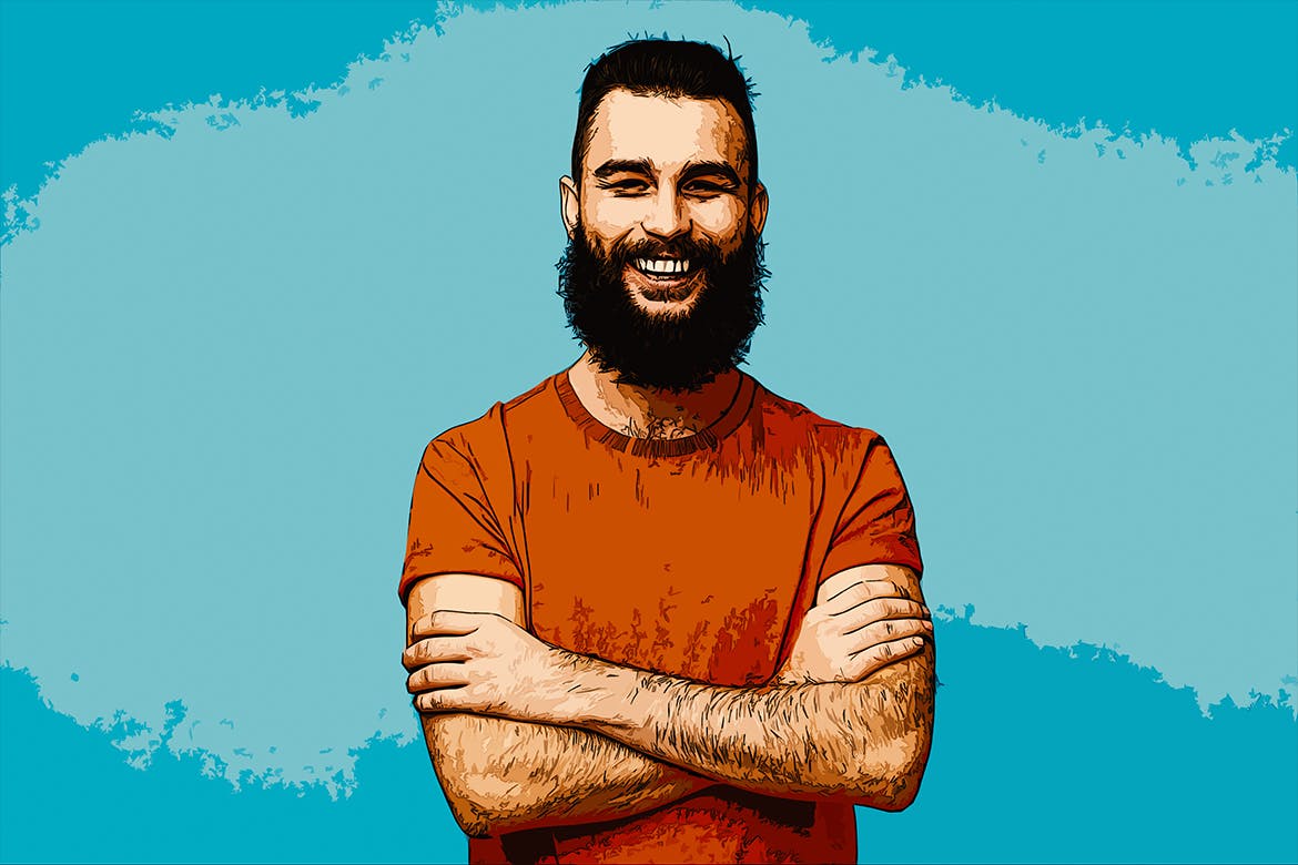 素描插画ps照片效果动作 Sketch Illustration Photoshop Action 插件预设 sucaiwan.com