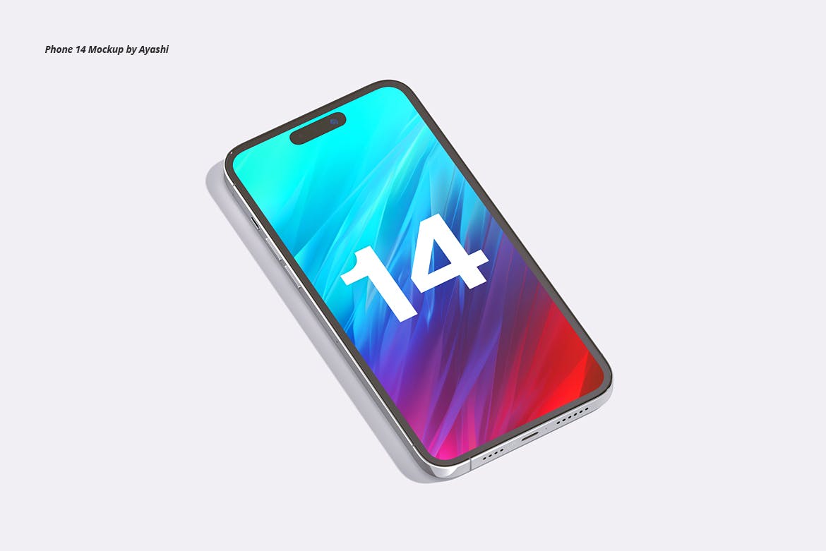 逼真的iPhone14手机样机 iPhone 14 Mockup 样机素材 sucaiwan.com