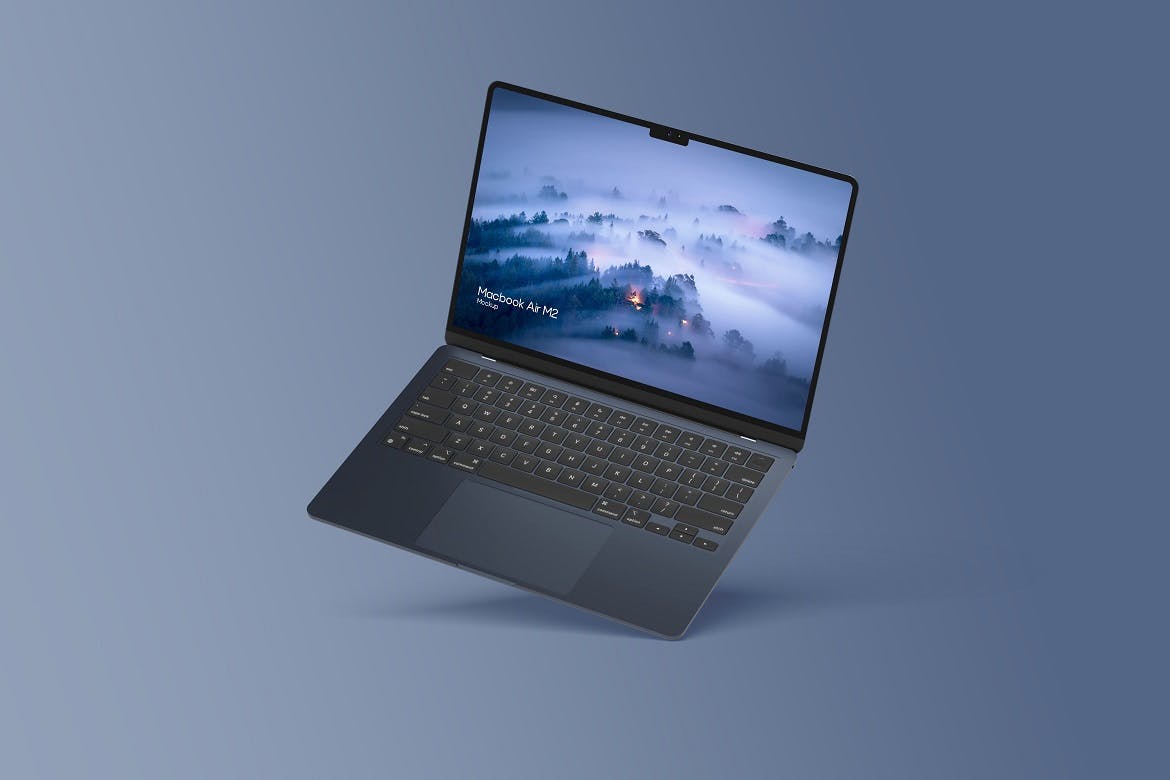MacBook Air笔记本电脑样机模板 Mac Book Air Mockup 样机素材 sucaiwan.com