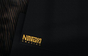 逼真的工艺徽标Logo样机模板 Realistic Logo Mockup