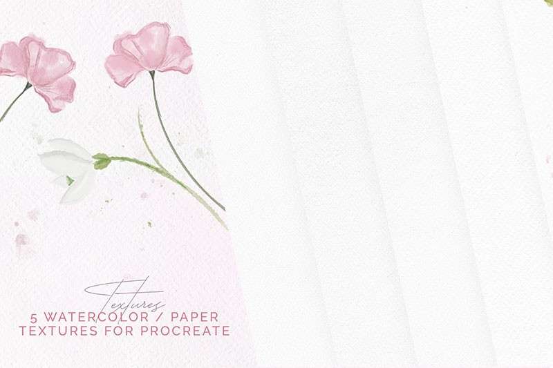 16个水彩笔效果Procreate笔刷 笔刷资源 sucaiwan.com