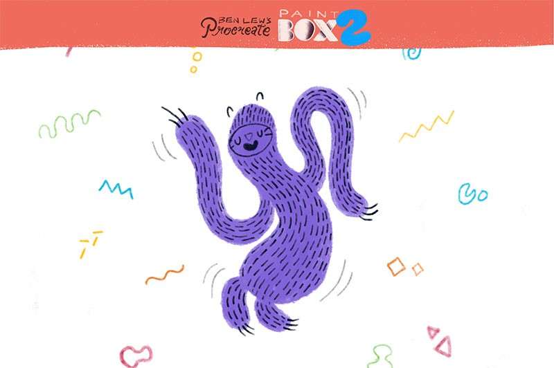 Procreate儿童插画笔刷套装 笔刷资源 sucaiwan.com